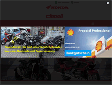 Tablet Screenshot of motorrad.honda-chmell.de
